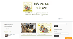 Desktop Screenshot of maviedezebre.com